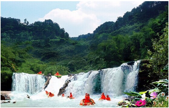 公司組織員(yuán)工(gōng)參加神龍峽避暑休閑遊(圖1)